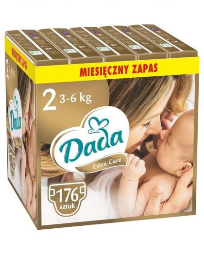Pieluszki Extra Care 2 Mini, 3-6 kg, 176 szt., superchłonny wkład