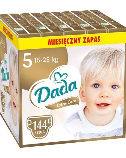 Pieluszki Dada Extra Care 5, 144 szt. (15–25 kg)