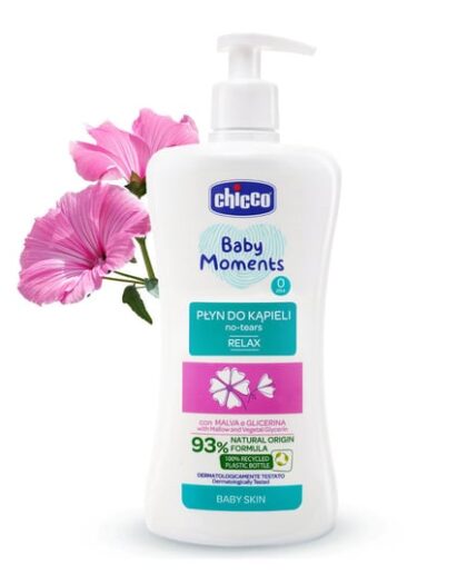 Chicco Eko Płyn do Kąpieli dla Dzieci i Niemowląt Relax, 500 ml