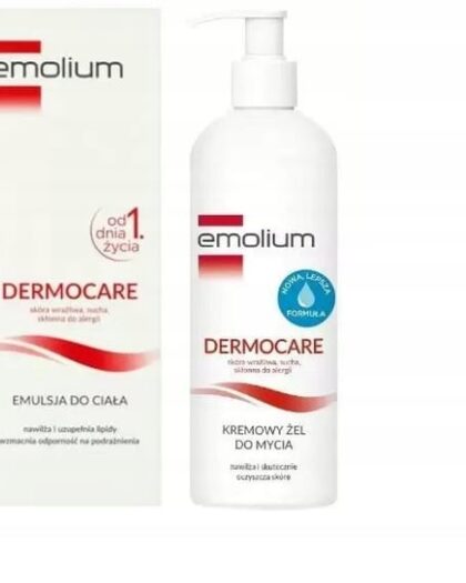 Zestaw EMOLIUM DERMOCARE Emulsja Kąpiel + Ciało