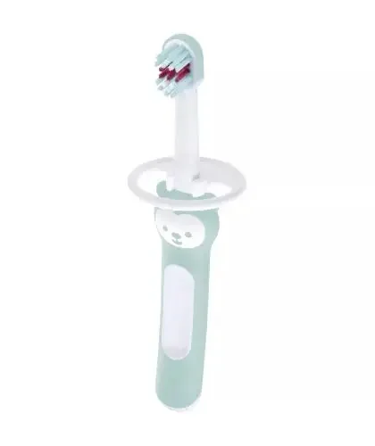MAM Baby’s Brush Szczoteczka do zębów dla niemowląt z ogranicznikiem 6m+ Boy, 1 szt.