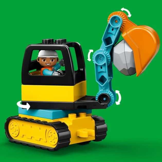 LEGO DUPLO, Ciężarówka i koparka gąsienicowa, 10931 - obrazek 6