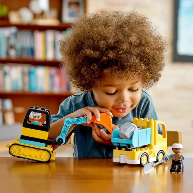 LEGO DUPLO, Ciężarówka i koparka gąsienicowa, 10931 - obrazek 5