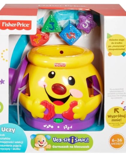 Fisher-Price, Garnuszek na klocuszek, zabawka edukacyjna
