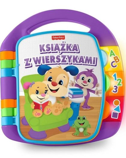 Fisher-Price, Książka z wierszykami Szczeniaczka, niemowlęca zabawka interaktywna