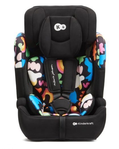 Kinderkraft, Comfort Up i-Size, fotelik samochodowy, Happy Shapes, 76–150 cm