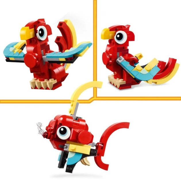 LEGO® Creator 3 w 1: Czerwony smok (31145) - obrazek 5