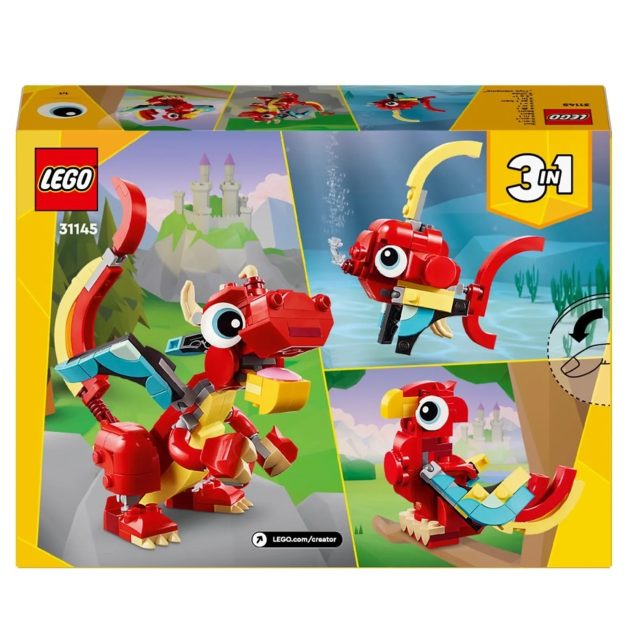 LEGO® Creator 3 w 1: Czerwony smok (31145) - obrazek 3