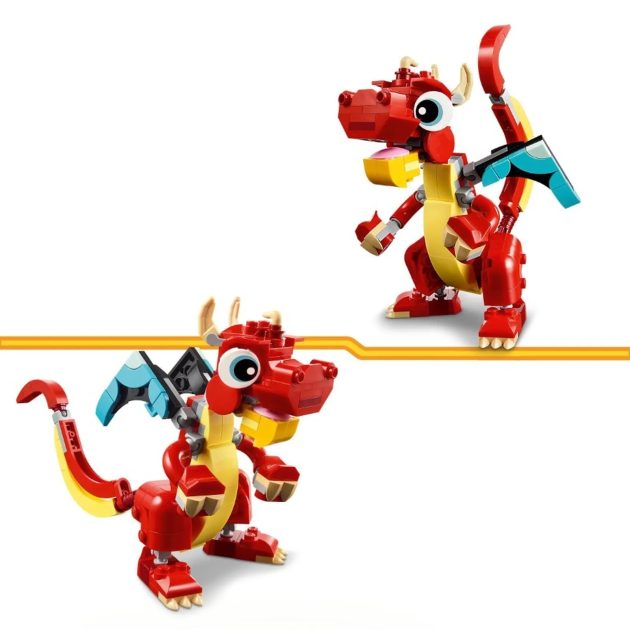 LEGO® Creator 3 w 1: Czerwony smok (31145) - obrazek 7
