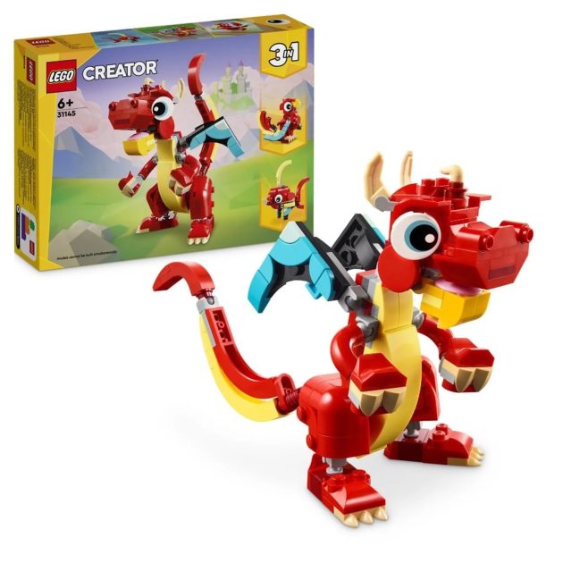 LEGO® Creator 3 w 1: Czerwony smok (31145)