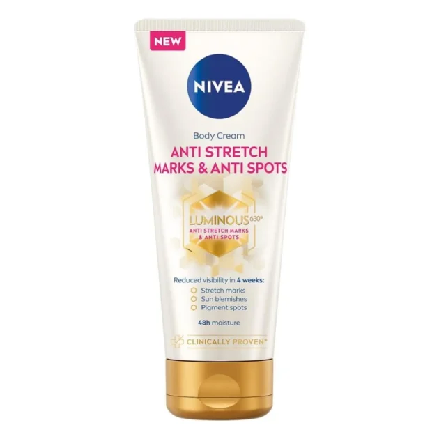 Nivea Luminous630 – Krem do ciała przeciw rozstępom, 200 ml
