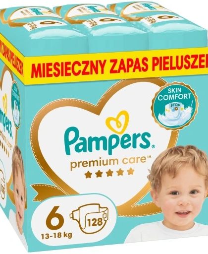 Pampers Premium Care Pieluszki, rozmiar 6, 128 szt. (13-18 kg)