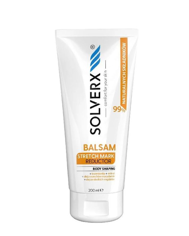 Solverx Body Shaping – Balsam do ciała przeciw rozstępom, 200 ml