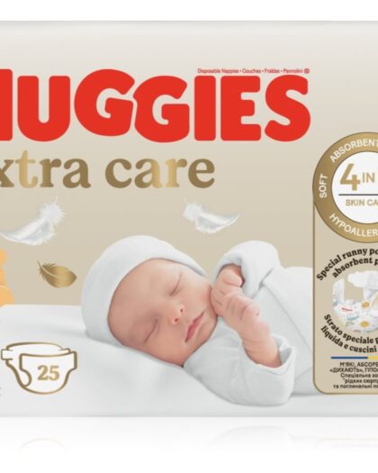 Huggies Extra Care Size 0 pieluchy jednorazowe <4 kg 25 szt.